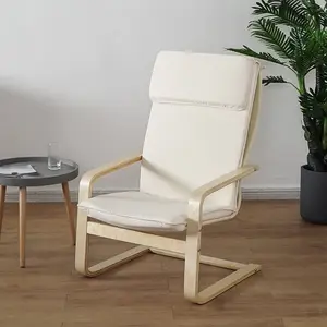 Silla de mimbre de madera maciza para balcón al aire libre, mecedora de madera antigua Vintage para niños adultos