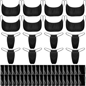 100 piezas Bikini Tanga desechable Miss Shorts para mujer Bragas Tela no tejida Calzoncillos de diamantes de imitación - Product Image 1
