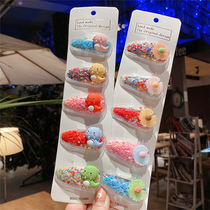 <span class=keywords><strong>PL</strong></span> 5ピース/パックファッション韓国の子供用ヘアクリップ甘いBBヘアピンかわいいフルーツアニマルベビーアクセサリー - Product Image 4