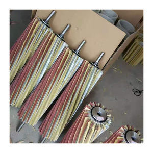 Brosse cylindrique de nettoyage professionnelle industrielle avec manche en métal, brosse à rouleau en <span class=keywords><strong>sisal</strong></span> personnalisée OEM, résistante à l'usure et durable - Product Image 5