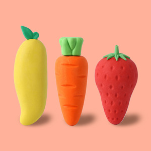 Borrador de dibujos animados, borrador gigante con forma de zanahoria, papelería, borrador con forma de fruta, útiles escolares - Product Image 2