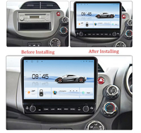 2 DIN Radio auto Android Unidad Principal para Honda Jazz 2007-2014 LHD 10,1 pulgadas estéreo navegación GPS Android radio coche reproductor