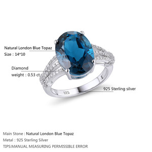 Bague de fiançailles pour femme, style italien vintage, sertie de cristaux et de strass, luxe et mode, vente directe d'usine - Product Image 4