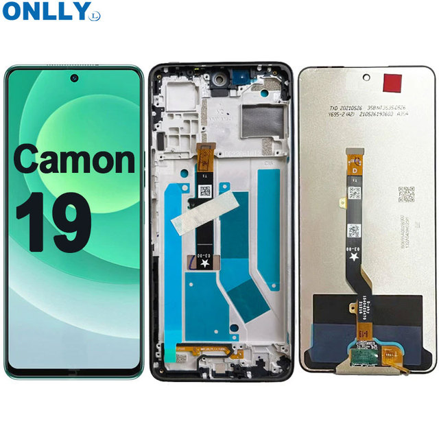 Assembly Screen Replacement Lcd Touch Screen for Tecno Camon 19 Display Original Mobile Phone Lcds for Tecno Camon 19