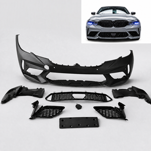 Accessoires de modification automobile pour <span class=keywords><strong>BMW</strong></span> Série 3 G20 M2 M2C Style Upgrade M3C Kits carrosserie Pare-chocs avant avec calandre Lame avant ABS - Product Image 3