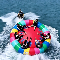 Vente en gros d'usine : Équipement de jeu aquatique flottant, Bateau gonflable UFO Towbales Disco pour sports nautiques
