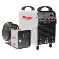 MIG 350NF 380V Inverseur analogique multi-processus MIG MAG Flux GMAW pour usage intensif, équipement de soudage industriel