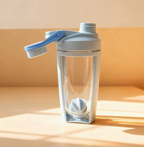 עיצוב חדש bpa חינם לטק משקה בקבוק מים פלסטיק שקוף בקבוק מים פלסטיק בקבוק חלבון שייקר - Product Image 1