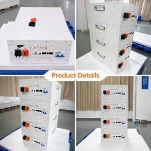 Sunark 深循环锂离子电池组 48V 200Ah 51.2V 16kWh 20kWh 30kWh 314Ah Lifepo4 太阳能电池 家用储能 - Product Image 2