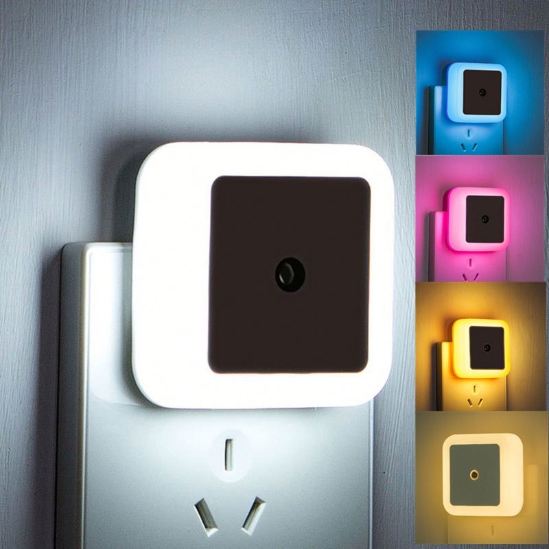 Trap Nachtlampje Nachtkastje Led Nachtlamp Wandlamp Plug-In Smart Sensor Licht Voor Kinderen Slaapkamer Hal