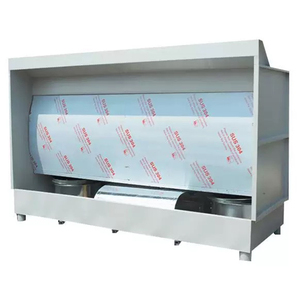 Cabine de peinture à rideau d'eau en acier inoxydable pour atelier de travail du bois et de la menuiserie - Product Image 1