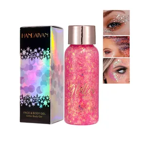 Nhà Máy Bán Buôn Lễ Hội 9 Màu Sắc OEM Trang Điểm Sequins Long Lanh Chất Lỏng Eyeshadow Mặt Tóc Và Cơ Thể Long Lanh Gel