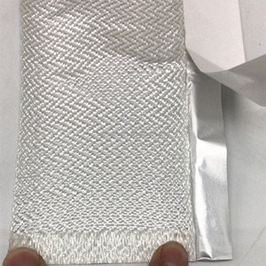 Manchons de câble ignifuges haute température, auto-enroulables, en feuille d'aluminium, fibre de verre, <span class=keywords><strong>gaine</strong></span> de câble argentée - Product Image 2