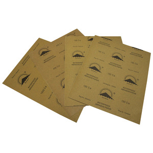 Muestra de papel de <span class=keywords><strong>lija</strong></span> de carburo de silicio 100% impermeable Kraft Grit P60 P2000 con envío gratis a Europa - Product Image 3