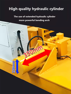 Máquina dobladora de hierro y hormigón, máquina dobladora de corte de barras de refuerzo - Product Image 5