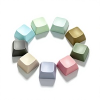 Stock Wholesale XDA-1U Multi-Color Keycaps Unetched PBT Cross-Shaped Holes Compatible Mechanical Keyboards Suitable