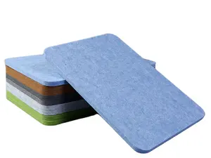 Painel acústico de feltro do poliéster da isolação do som padrão europeu - Product Image 3