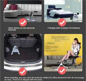 동적 자전거 발전기/피트니스 발전/휴대용 야외 스포츠 페달 손 발전기 - Product Image 5