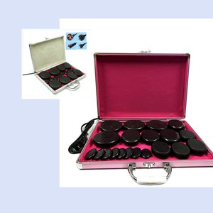 Boîte d'auto-soins Kit de masseur de pierres chaudes enfichable en gros Volcanicas Para Masaje Piedra De Masajes - Product Image 4