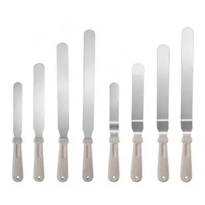 Spatule de <span class=keywords><strong>paille</strong></span> de blé et beurre, vente directe d'usine, spatule en acier inoxydable, outil de cuisson et de fabrication de gâteaux, livraison directe - Product Image 1