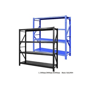 Estantes de acero ajustables Estantería industrial de Servicio Ligero Unidad de estante de almacenamiento de almacén Estante multinivel - Product Image 6