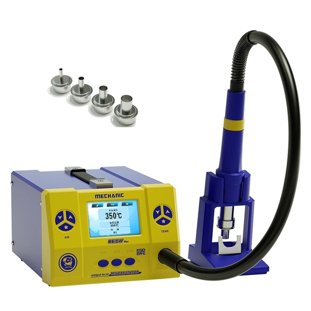 Factory Price MECHANIC 861DW Max Soldering Desoldering Station  Hot Air Gun Phone Motherboard IC Chips PCB Welding