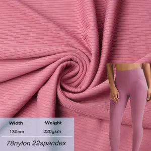 Yingfeng-tela Tubular de nailon estilo Lulu para camiseta, tejido texturizado acanalado, nuevo diseño, <span class=keywords><strong>Nuon</strong></span>, 130cm - Product Image 1