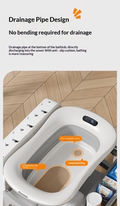 2-in-1 Diaper <b>Changing</b> <b>Table</b> Baby Care <b>Table</b> Newborn <b>Foldable</b> Multifunctional with Roller Adjustable Storage Space Massage Touch - Product Image 6