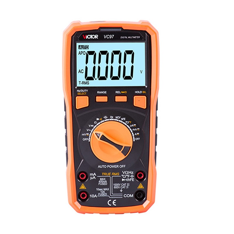 VICTOR VC97 digital multimeter New Model Auto Range AC DC Voltage Current With Temperature Measurement Tester multimeters