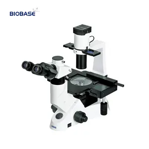 BIOBASE China Desconto Microscópio Biológico Invertido de Contraste Fase Trinocular Conectar Computador para Microbiologia