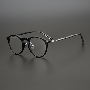 Thâm quyến nhà máy hàng hóa tại chỗ có thể được thay đổi thương hiệu tinh tế handmade Titan kính khung người đàn ông thời trang đa năng - Product Image 3