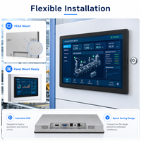 Monitor Táctil Industrial Integrado de 18.5 Pulgadas, 500 Nits, Montaje VESA, Resistente al Agua IP65, Carcasa Metálica, Hardware Personalizado