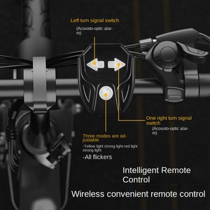 Luz trasera de <span class=keywords><strong>bicicleta</strong></span>, carga USB recargable, Control remoto, luz de giro, señal popular, luz trasera de <span class=keywords><strong>bicicleta</strong></span> con indicador - Product Image 4
