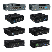 Industrial Mini PC WiFi 6.0 BT5.2 Linux Windows10 11 Computer Barebone 10/11th Gen I5 I7 Processor DIN Rail Mounted Stock