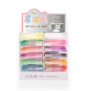 Ensemble stylo gel 3D pour bricolage coque de téléphone en céramique Doodle verre peinture 1.0mm pointe 12 couleurs stylos d'art en plastique sans bavures - Product Image 6