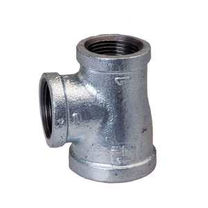 Mike Pipe Fittings Reducing Tee Galvanized Zinc Alloy Threaded Plug In DN40 Plumbing Adapter - Product Image 3