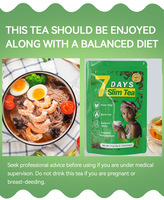Té Verde Herbal 7 Días, Fuerte y Efectivo para Adelgazar, Té Chino Saludable para un Vientre Plano, Té Desintoxicante para el Abdomen