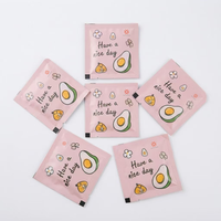 Échantillons Gratuits Lingettes Humides Personnalisées Écologiques Non-Tissées 15x20cm Emballées Individuellement
