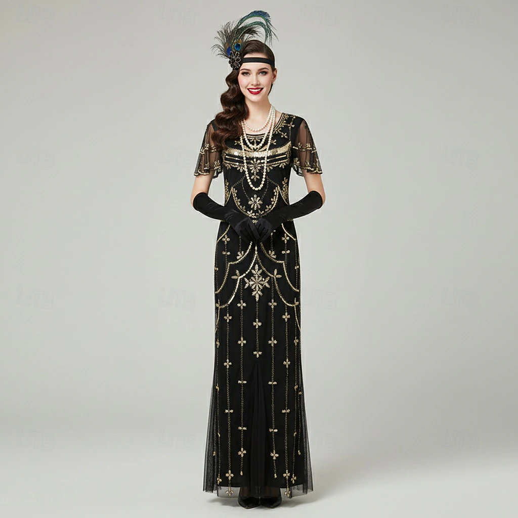 green emerald velvet dress Lively Ghosts | Midnight Masquerade Dress* main image 1