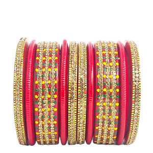 Jaipur Lac Bangle Set Handmade Traditional Rajasthani Ethnic Jewelry Collection for Weddings Festivals and Everyday Fashion Wear - Product Image 2
