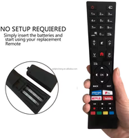 Nouvelle télécommande intelligente RM-C3338 pour téléviseur intelligent JVC 4K UHD, compatible avec les modèles LT-24C680, LT-24C681, LT-24C685