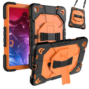 Funda Protectora para Tablet Samsung Tab A9+ A9PIUS, Funda de Silicona Antigolpes con Correa de Mano y Soporte Giratorio - Product Image 1