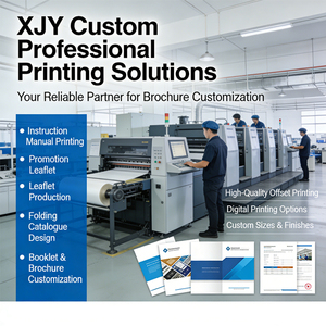 Brochure personnalisée XJY en carton duplex format A4, impression offset, pour bons <span class=keywords><strong>de</strong></span> <span class=keywords><strong>réduction</strong></span>/tickets, avec sérigraphie - Product Image 5