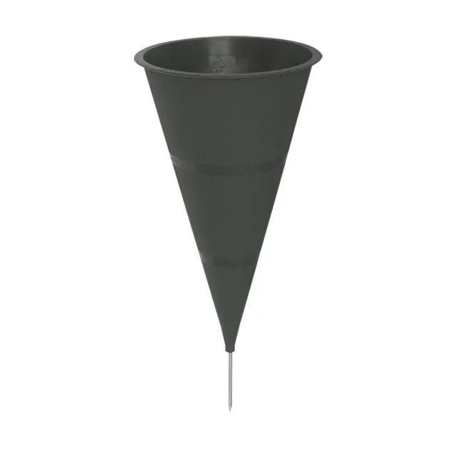 Plastic Spike Vase & Memorial Floral Cones for Cemetery Grave