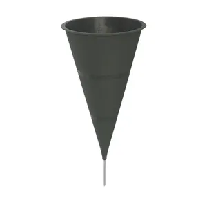 Plastic Spike Vase & Memorial Floral Cones for Cemetery Grave