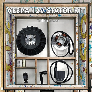 ชุดสเตเตอร์จุดระเบิดแบบกรวยไฟฟ้า 12 โวลต์ ยี่ห้อ Longfar Plastic สำหรับ 50 <span class=keywords><strong>125</strong></span> ET3 <span class=keywords><strong>PK</strong></span> 19 มม. - Product Image 2