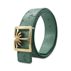 Factory direct-Cinturón de cuero bordado para mujer, Cinturón de piel con hebilla de pin - Product Image 1