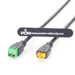 Kabel Blok Terminal Sekrup 2 Pin XT30 Female 18AWG untuk Sistem Otomasi Pengisi Daya Baterai Printer 3D Robot UAV - Product Image 1