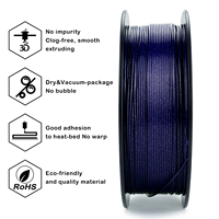 Filament d'impression 3D ZIRO 1.75mm 1kg Filament PLA PETG diamant bleu 1.75mm PLA pour Filament plastique d'imprimante 3D