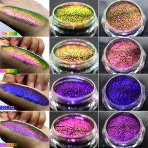 Atacadista 12 Cores Super Shift Camaleão Mica Pó para Pintura Do Carro Holográfica Camaleão Pigmento Em Pó - Product Image 5